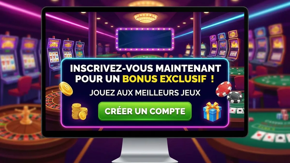 Inscription avec bonus